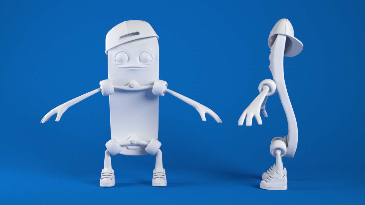 SmartGoal TV serie 14 3d character model maya